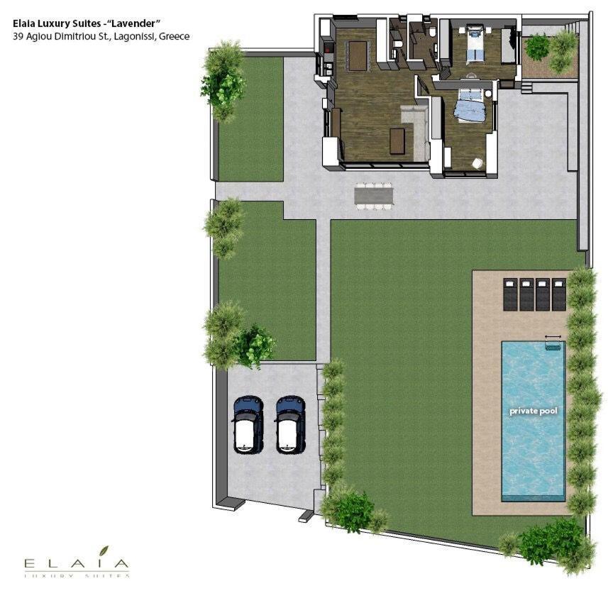 Elaia Luxury Suites לגוניסי מראה חיצוני תמונה
