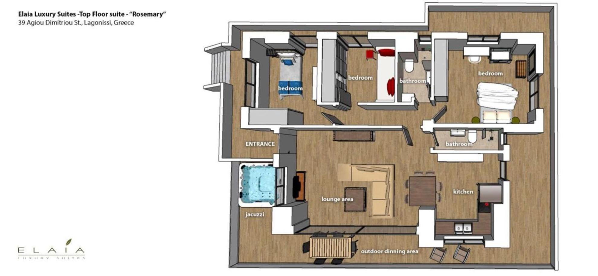 Elaia Luxury Suites לגוניסי מראה חיצוני תמונה